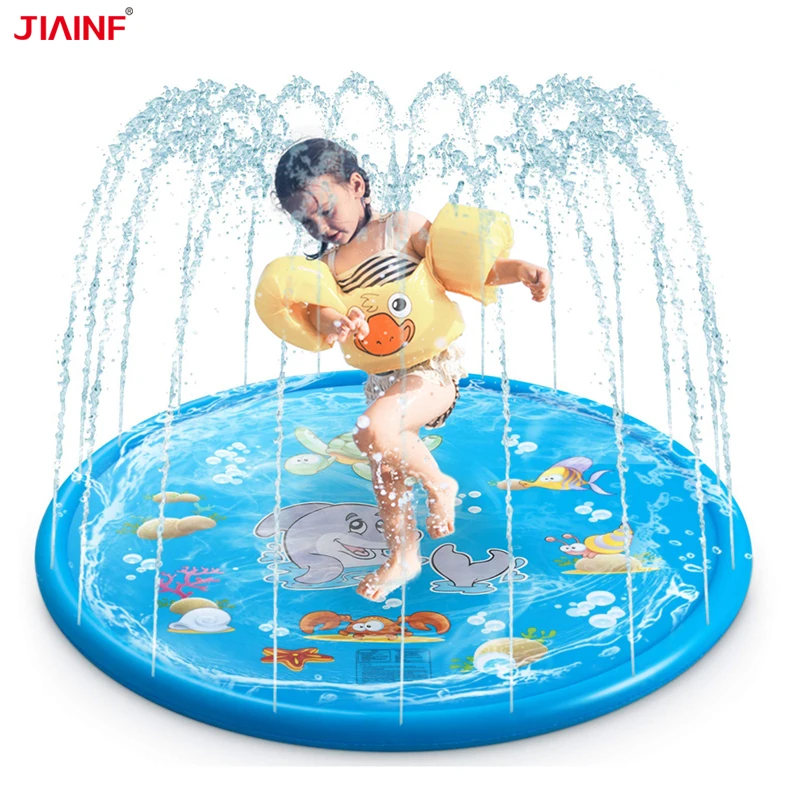 

Детская игрушка поливальная машина для улицы, большой коврик для брызг, Летний сад, для улицы, вечерние, надувные, игровой коврик для новорож...