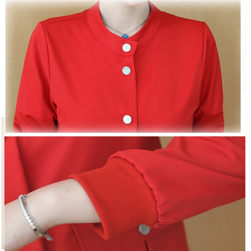 Пальто и куртки женские весна 2019 Повседневная Женская куртка S ~ XXL яркие цвета