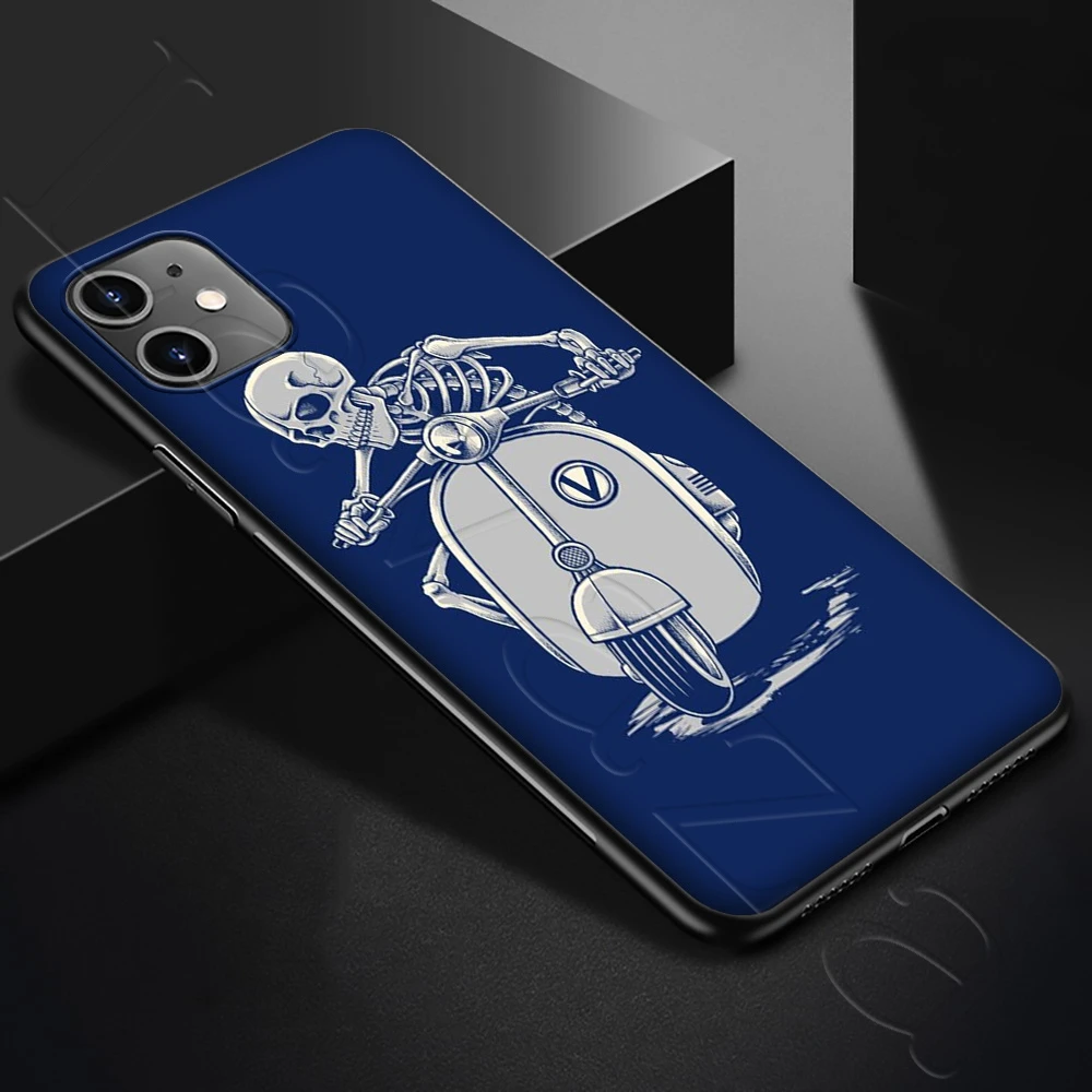 Силиконовый мягкий чехол Lavaza Vespa Scooter для iPhone 12 Mini 11 Pro XS Max XR X 8 7 6 6S Plus 5 5S SE |
