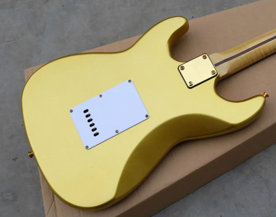 Высококачественная искусственная золотистая однотонная телескопическая