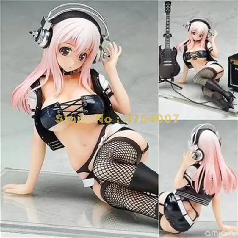 Аниме сексуальные большие груди бикини Супер sonico гитара 1/6 после вечерние НКИ
