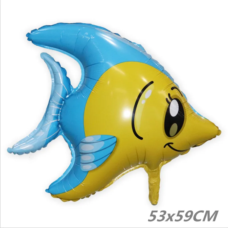 Детские воздушные шары в вечерние морских животных из алюминиевой пленки для