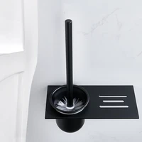 aluminum nordic toilet brush wall hanging household bathroom clean toilet brush modern simple szczotka do wc home items de50mts