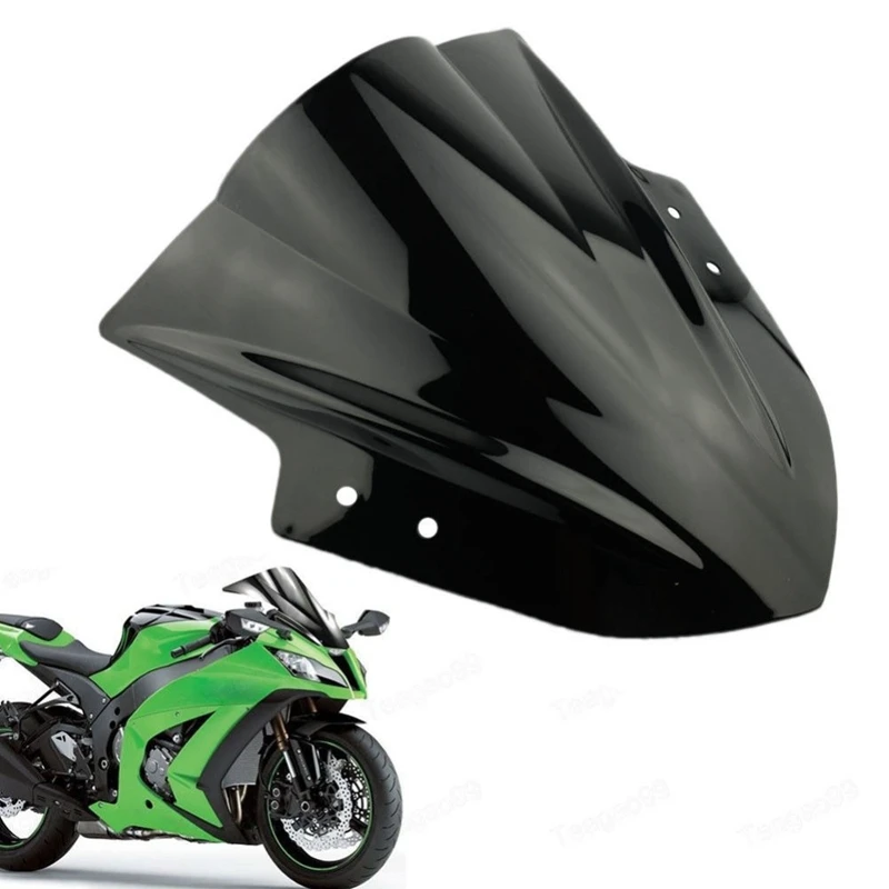 

Ветровое стекло для мотоцикла с двойными пузырьками для Kawasaki Ninja 300 EX300 2013 2014 2015 2016 2017 аксессуары для мотоциклов
