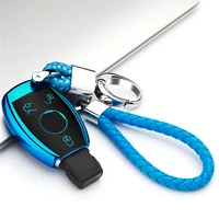 new tpu car key case cover for mercedes benz w203 w210 w211 w124 w202 w204 w212 w176 amg accessories keychain holder keyring