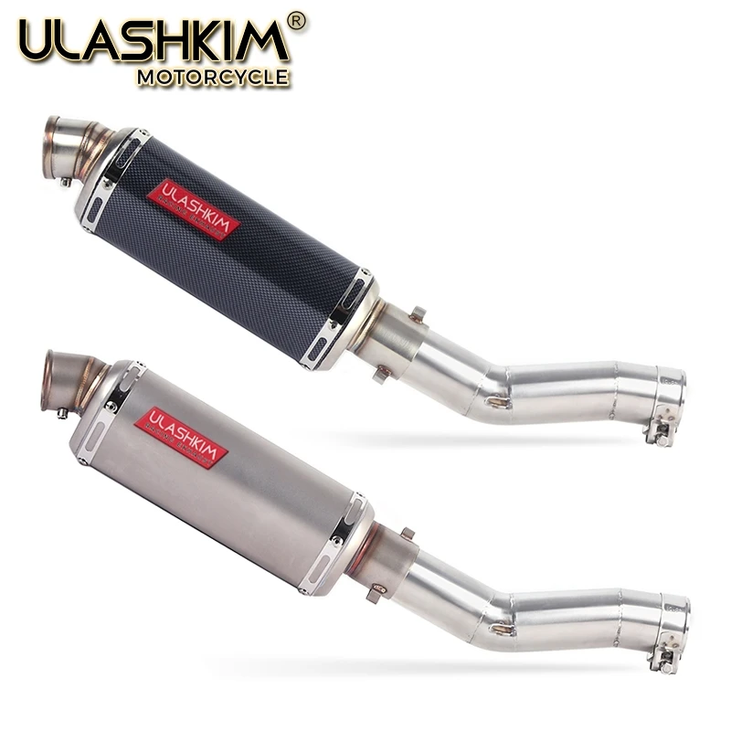 

SFV 650 Motorcycle Exhaust Muffler Escape Middle Pipe Tube DB-killer Slip On For Suzuki SFV650 Gladius 2009-2015 Exhaust