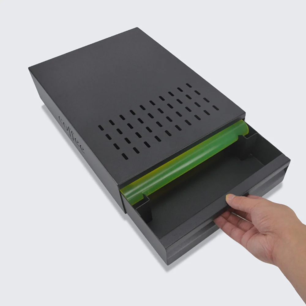 

1 Pc Stainless Steel Coffee Grinds Waste Bin Coffee Dump Container Drawer Type Coffee Residue Box Coffee Machine Console for Caf