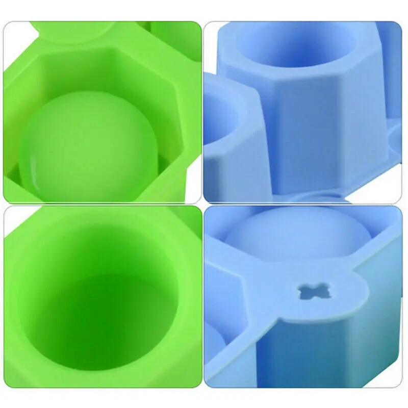 3 сетки Силиконовый Лоток с формой для кубиков льда делает Shot Glass es Ice Mold новые