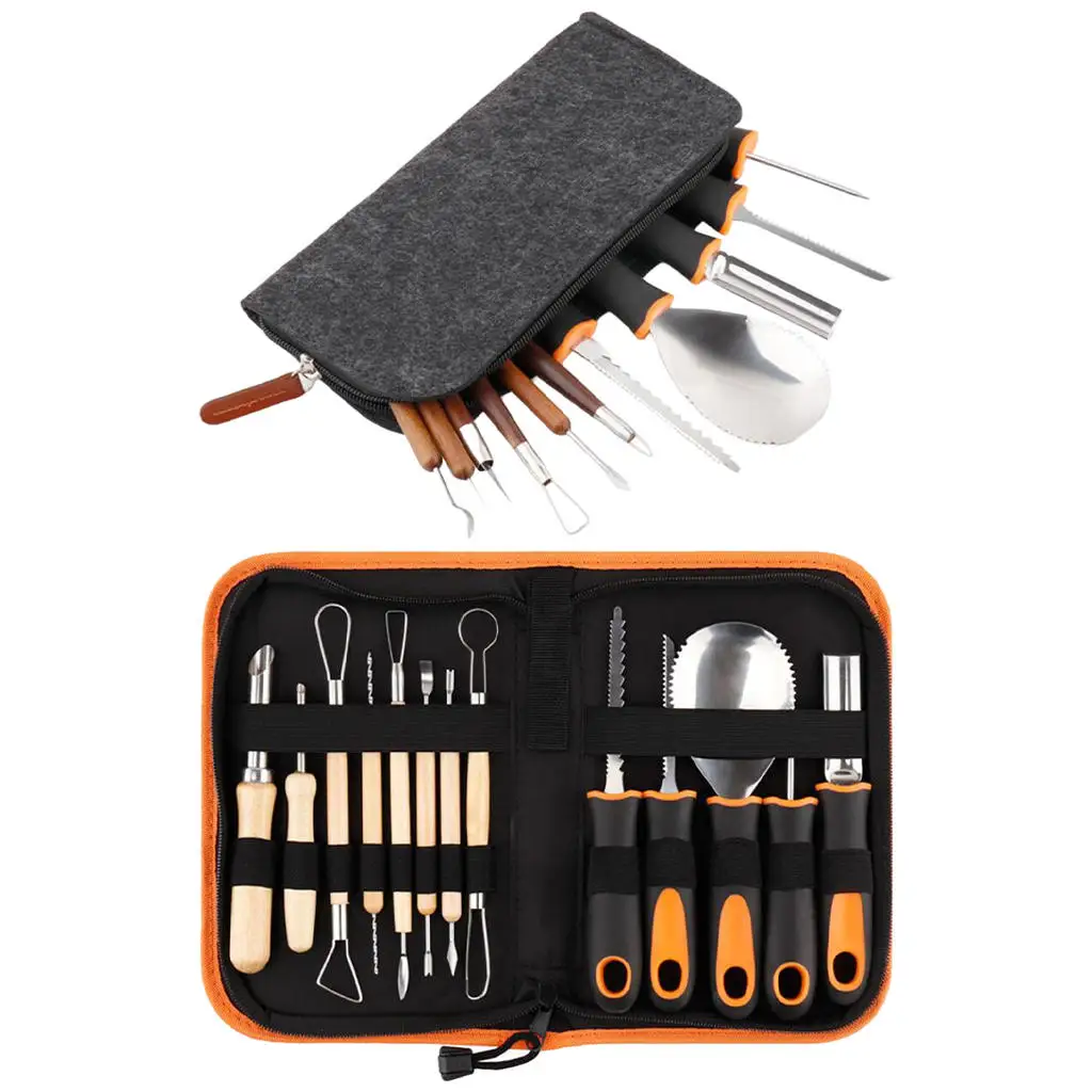 

Professional Halloween Pumpkin Carving Tool Stainless Steel Carve Art Knives Set Accessories Halloween Holiday Decoration