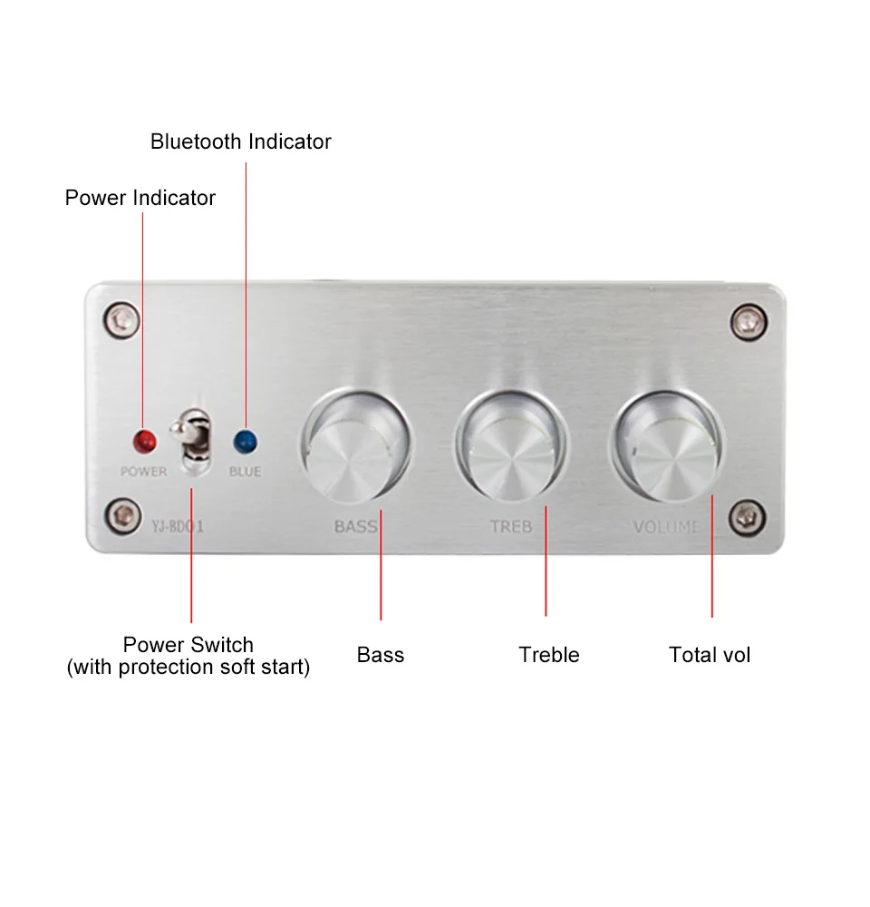 AIYIMA HIFI TPA3255 Bluetooth 5,0 APTX 2,1 сабвуфер усилитель 75 Вт* 2+ 150 Вт высокое мощность цифровой аудио усилитель домашний звуковой кинотеатр DIY