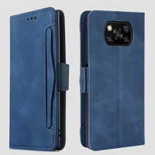 For Xiaomi MI Poco X3 NFC Wallet Case Magnetic Book Flip Cover For Pocophone M3 X3 Pro GT Card Holder Luxury Leather Fundas