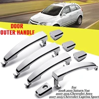 for chevrolet captiva sportaveosaturn 124 pcs front left with keyhole front rightrear chrome abs door outer handle covers