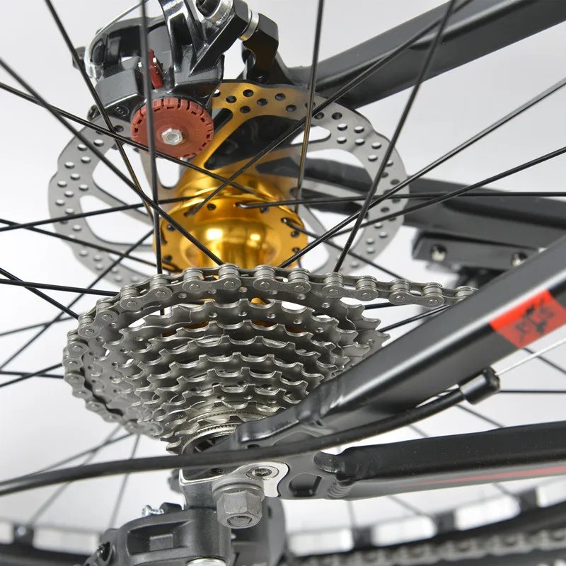 Алюминиевый горный велосипед 27 скоростей светодиодный дисплей амортизация