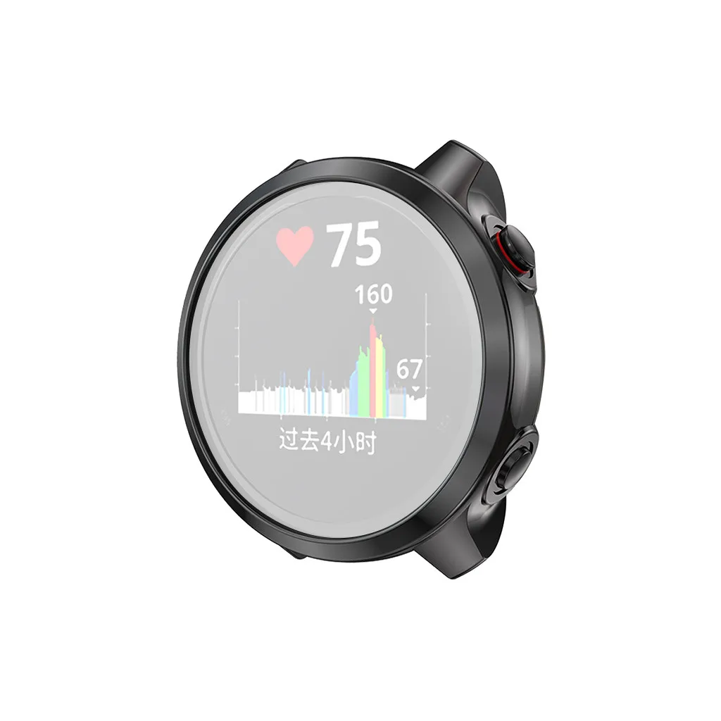 Ультратонкий гальванический прозрачный чехол из ТПУ для Garmin Forerunner 245/245M