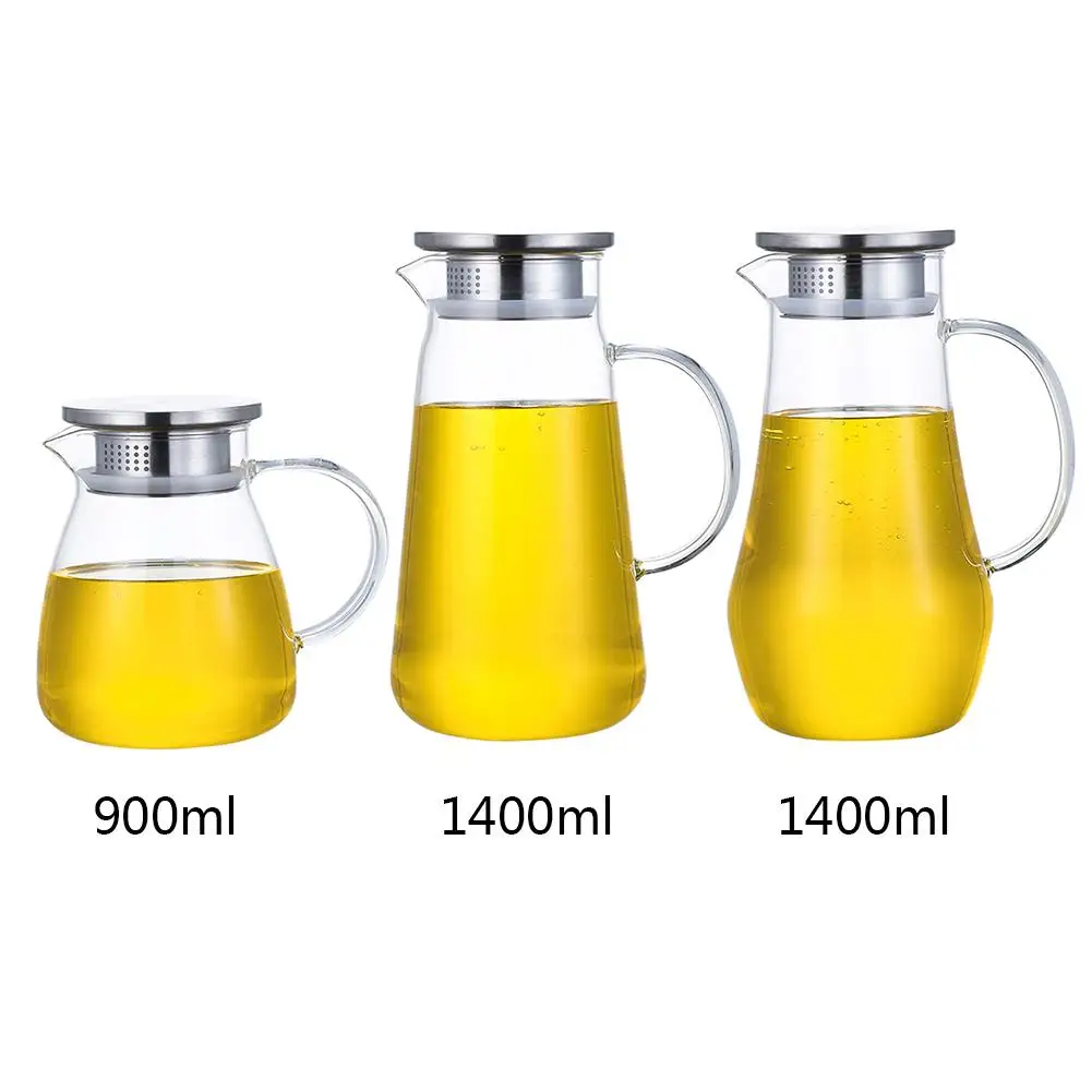 

Glass Teapot High Quality Heat Resistant Chinese Kung Fu Tea Set Puer Kettle Coffee Glass Maker Convenient Office Flower Tea Pot