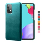 Чехол для Samsung A52 A51 A12 A71 A50 A72 A32 A42, Роскошный Тонкий деловой чехол из искусственной кожи для Galaxy S20 FE S21 Ultra S10 Plus