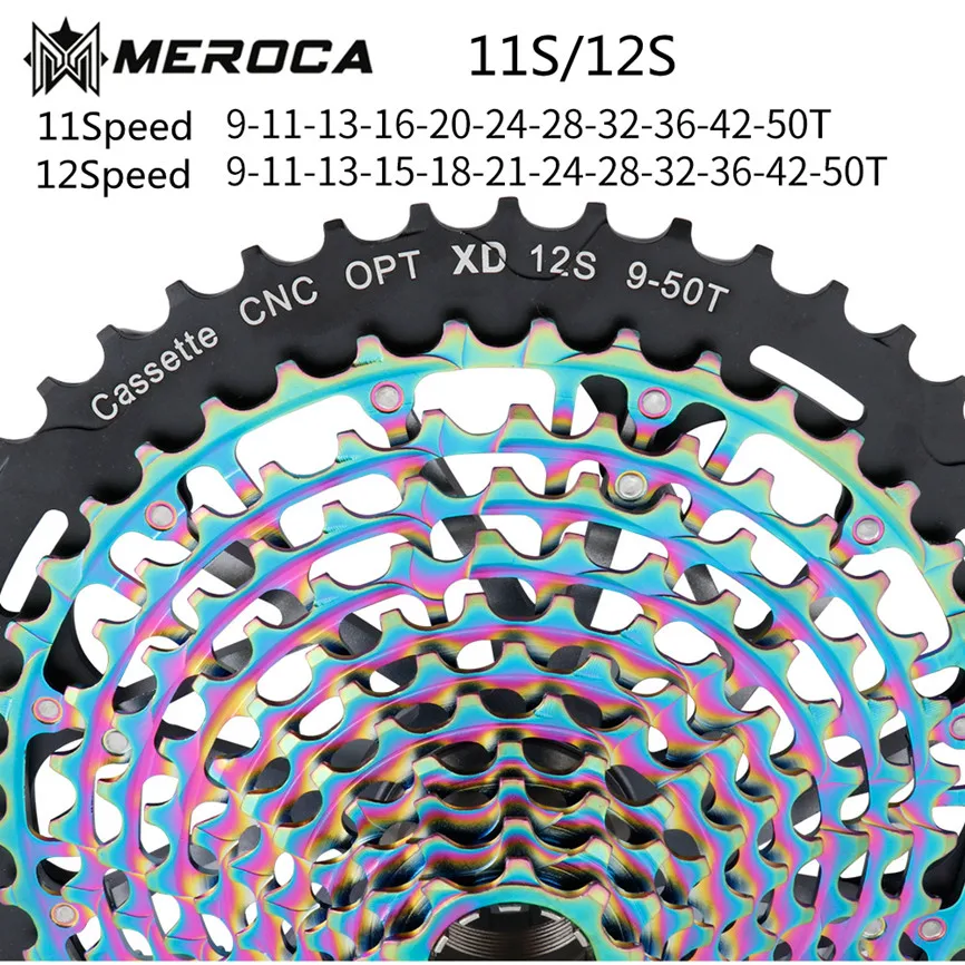 Сверхлегкий полый маховик MEROCA для горного велосипеда 11S 12S 9 50T Кассетный Маховик с