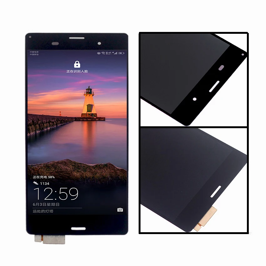 ЖК дисплей с дигитайзером для Sony Xperia Z3 L55T D6603 D6653|Экраны мобильных телефонов| |