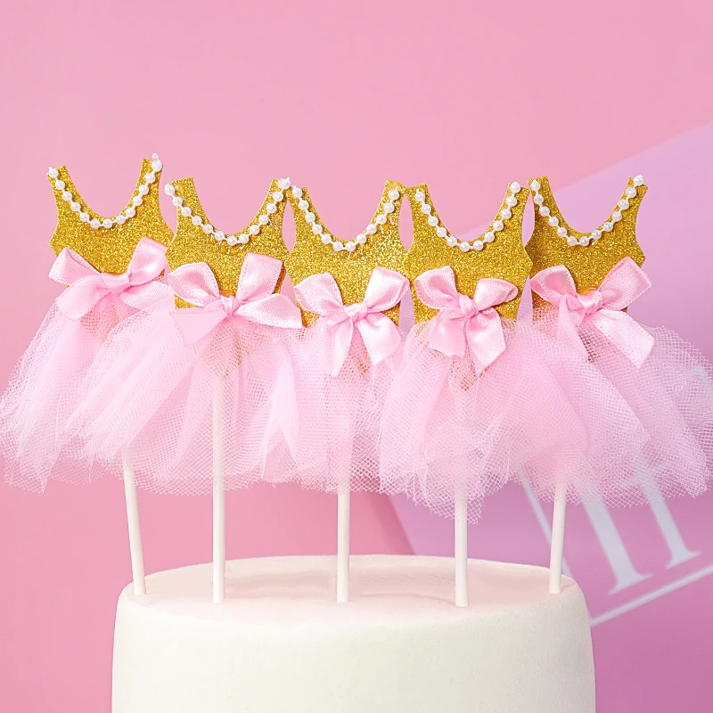 5 шт. блестящее платье-пачка принцессы юбка-пачка для балерины тортов девочек дня