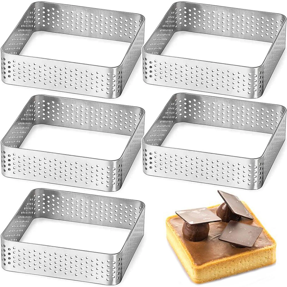 10-1 шт. кольцо для перфорации из нержавеющей стали в форме клетки круглая