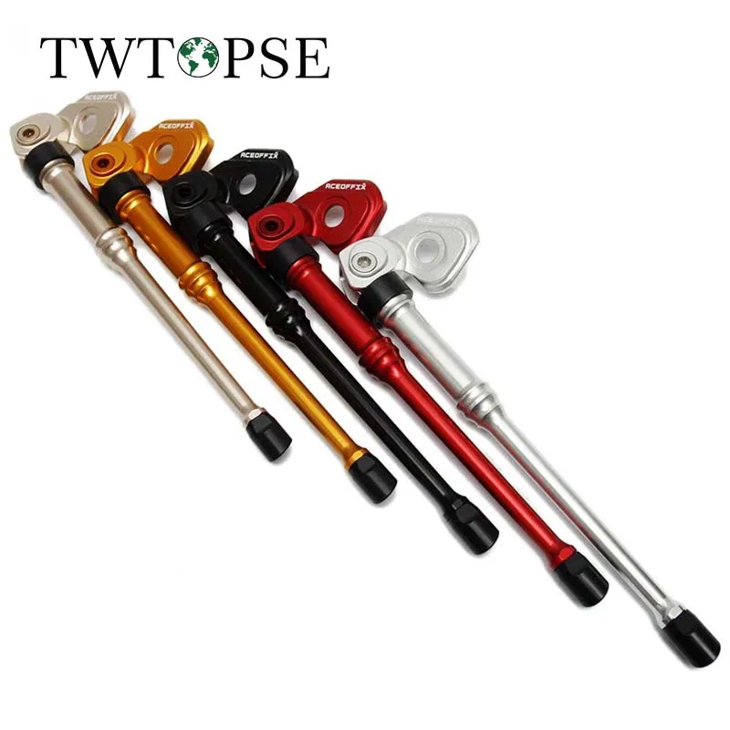 

TWTOPSE Aluminum Alloy Bicycle Bike Kickstand For Brompton Folding Bike Cycling 93g CNC Lightweight Stand Kickstand Support