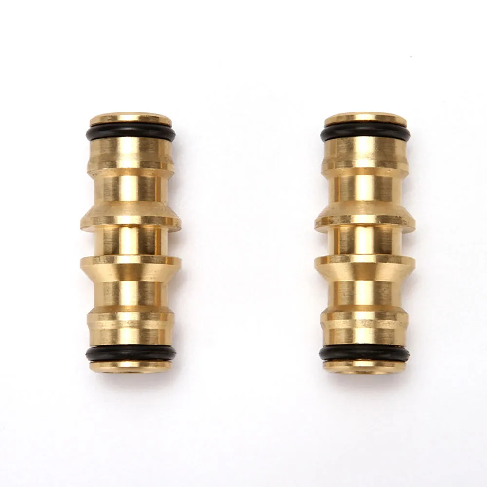 

Латунный двунаправленный садовый шланг 5/8 дюйма, быстрый соединитель, адаптер для садового крана, адаптер для садового троса