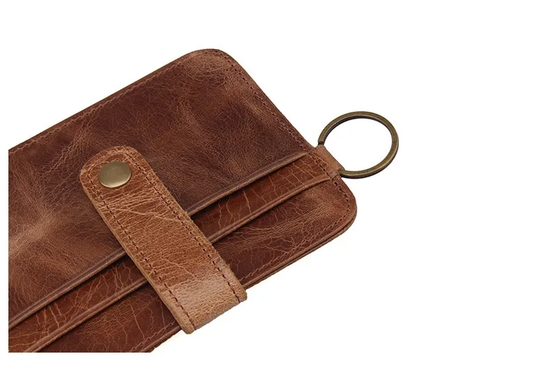 top layer cowhide ultra thin card holder free global shipping