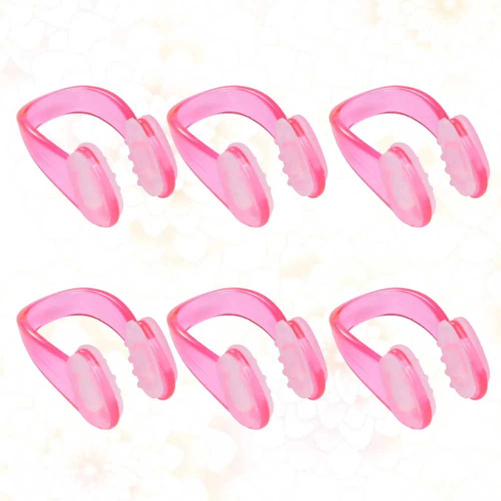 

10 Pcs Adults Unisex Swimming Nose Clip Nose Protection Silicone Pool Accessories for Diving )