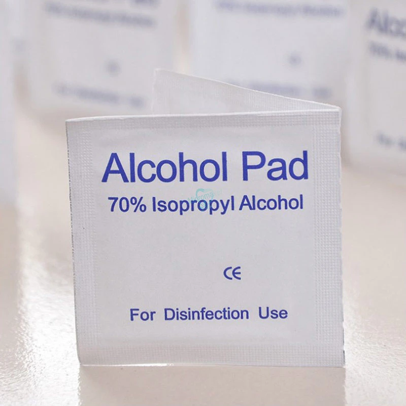 

1Box Disposable Alcohol Wet Wipe Swap Pad Antiseptic Skin Cleaning Care Jewelry Mobile Phone Clean Wipe