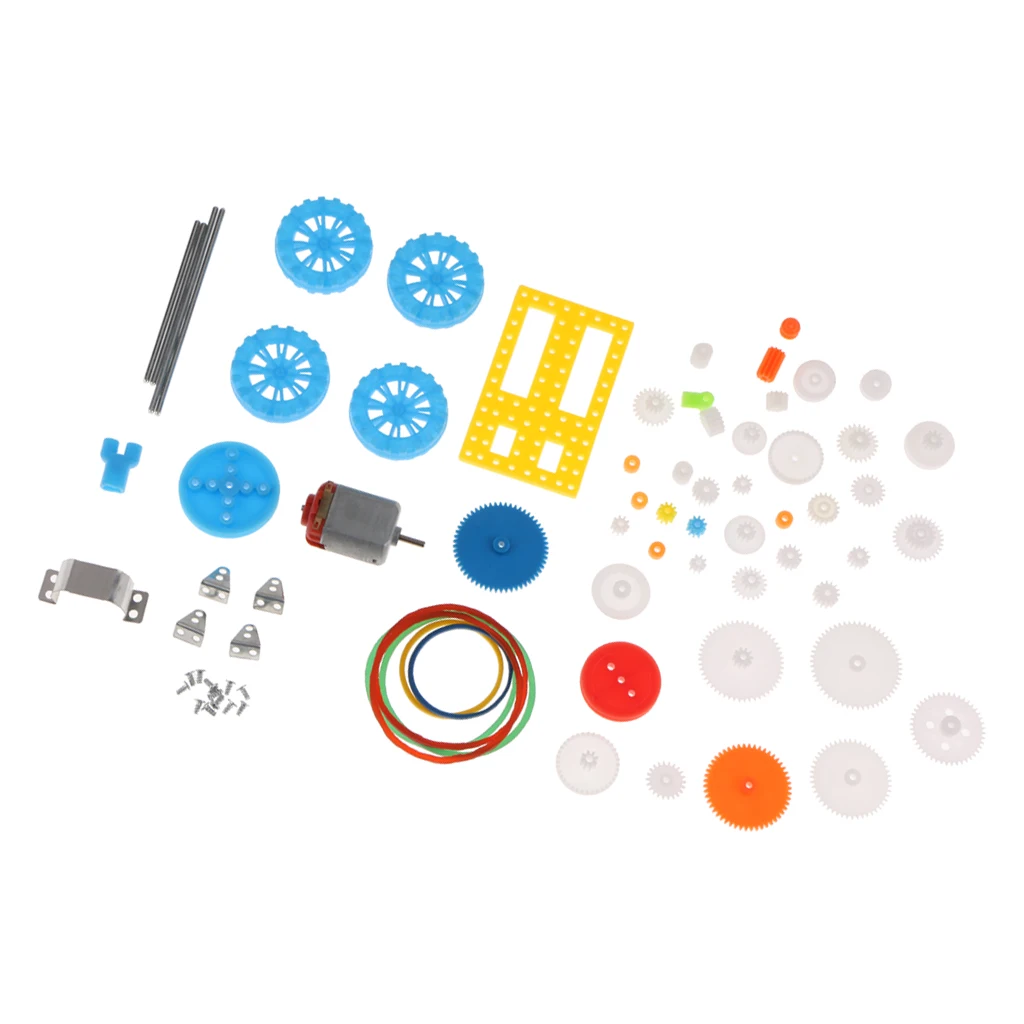 

DIY 50 Kinds of Plastic Gear Motor Gear Car Chassis Model Kit For Car Model Accessories DIY Kit