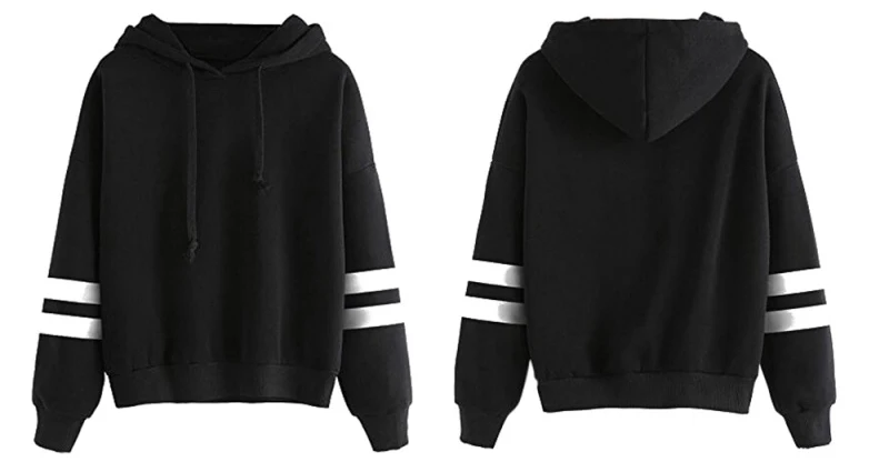 

Ladies hooded jacket fleece sweater top thin sportswear brand clothing Harajuku