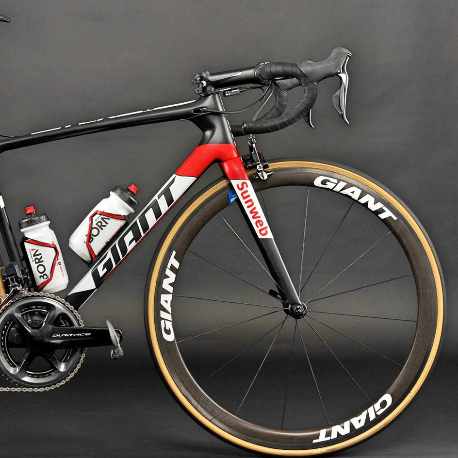 

12pcs logo 700c road bicycle carbon wheelset sticker 30/38/40/50/55/60/80/88mm brand road bicycle wheels sticker for Giant
