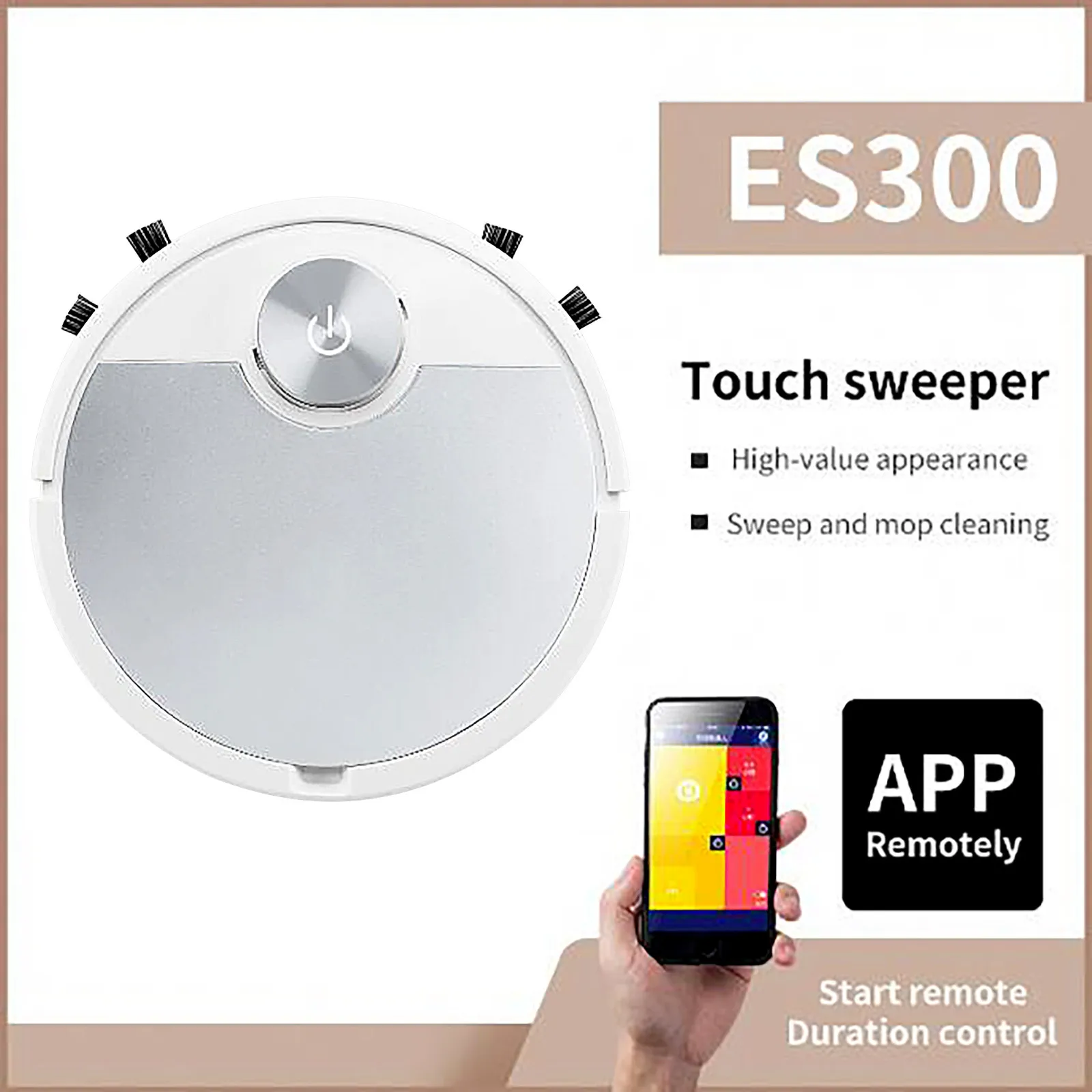 

App Remote Control Robot Vacuum Cleaner Touch Auto Sweeping Suction 3-in-1 Hair Home Dry Wet Mopping Auto Cleaning Robot#db4
