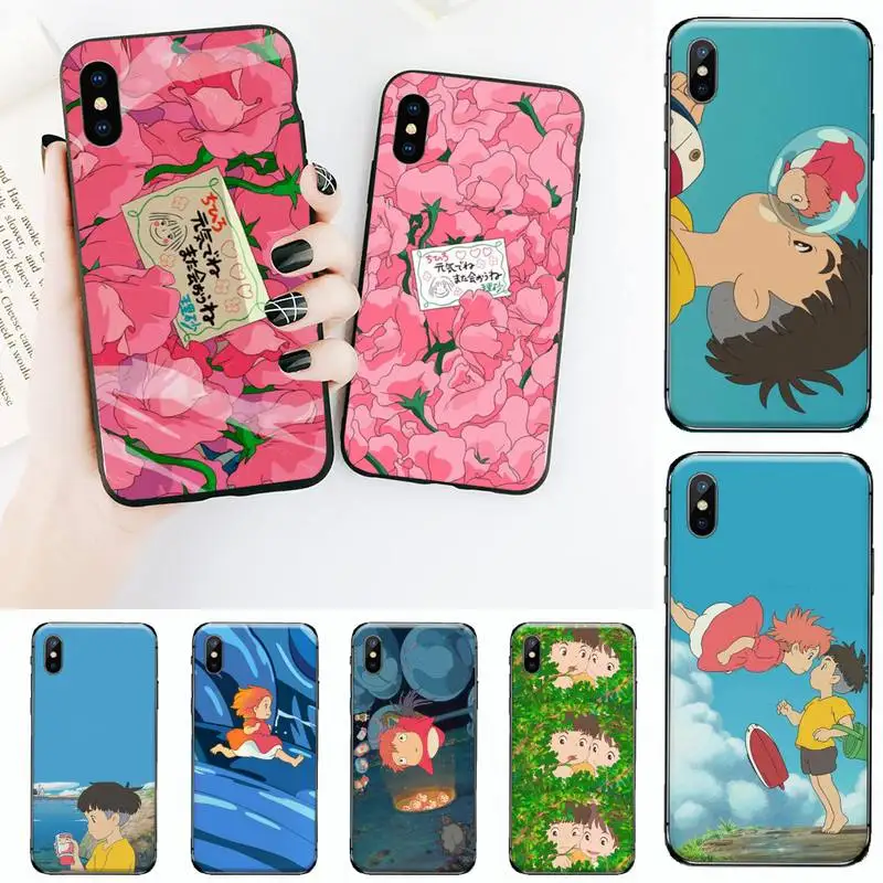 

Cartoon Ponyo on the Cliff Phone Case for iPhone 11 12 mini pro XS MAX 8 7 6 6S Plus X 5S SE 2020 XR