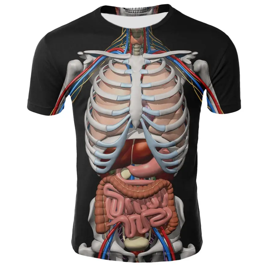 

Skull 3D printing horror skull T-shirt Cool cool T-shirt Gothic style Punk T-shirt Retro T-shirt 3DT shirt men