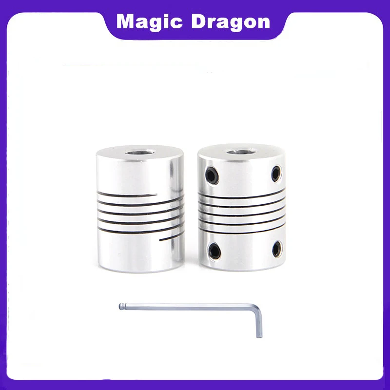 Высококачественные 2 шт. алюминиевые CNC шаговые двигатели гибкие соединения D25 L30