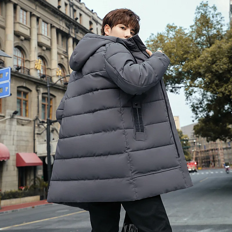 Varsanol 2021 Winter Men's Jacket Coat Thick Hooded Man Parkas Casual Long Jacket Coats Male Clothing Oversized Masculine Jacket