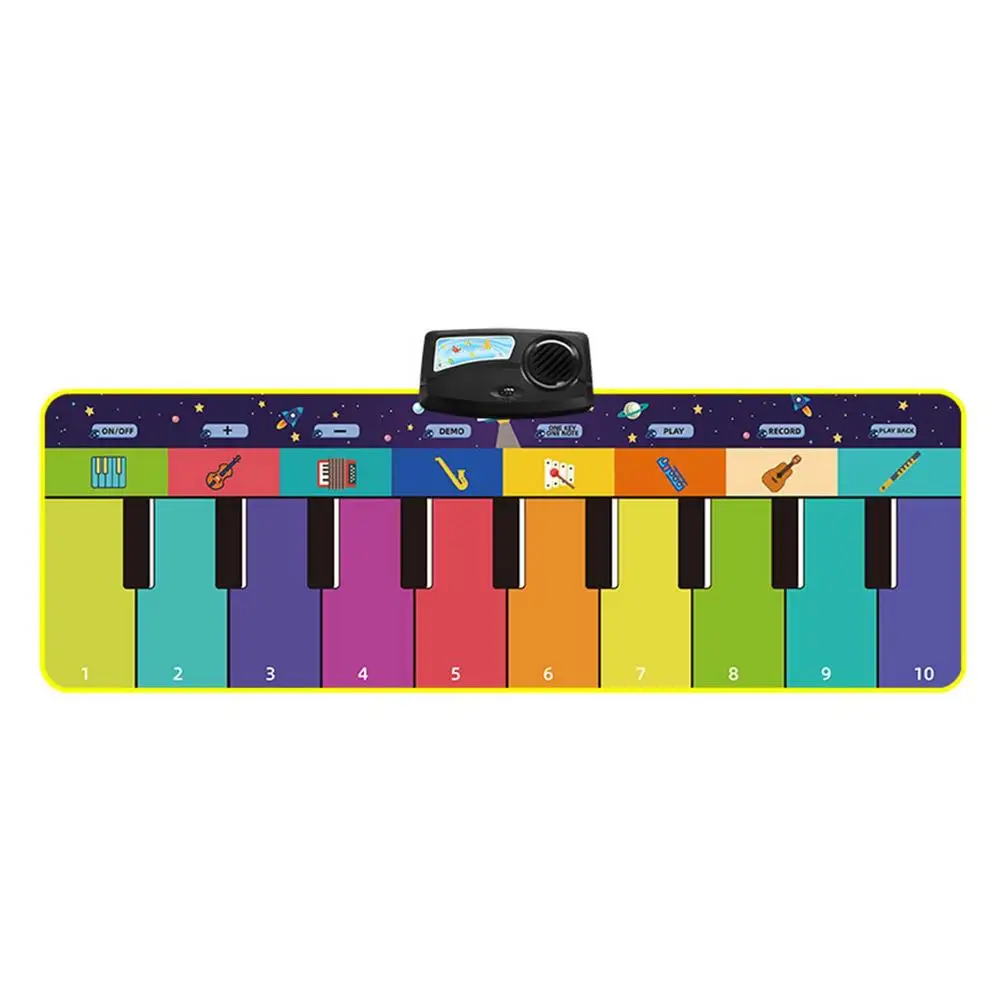 

Color Keyboard Music Blanket Children Early Educational Toy pedal dancing piano blanket crawling mat Educational toy