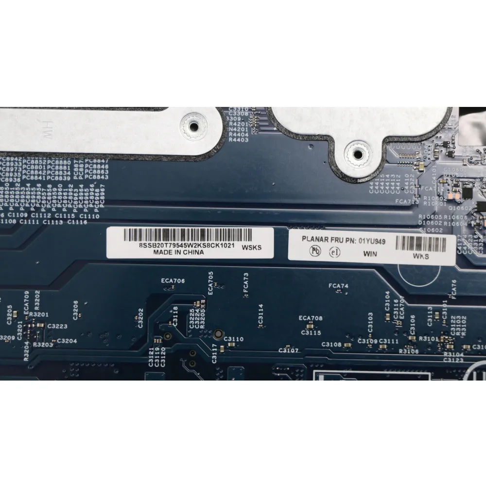 

For LenovoThinkpad X1 Extreme 1st Gen Laotopi5-8400H,N17P-G1 Laptop motherboard main FRU 01YU699 01YU949