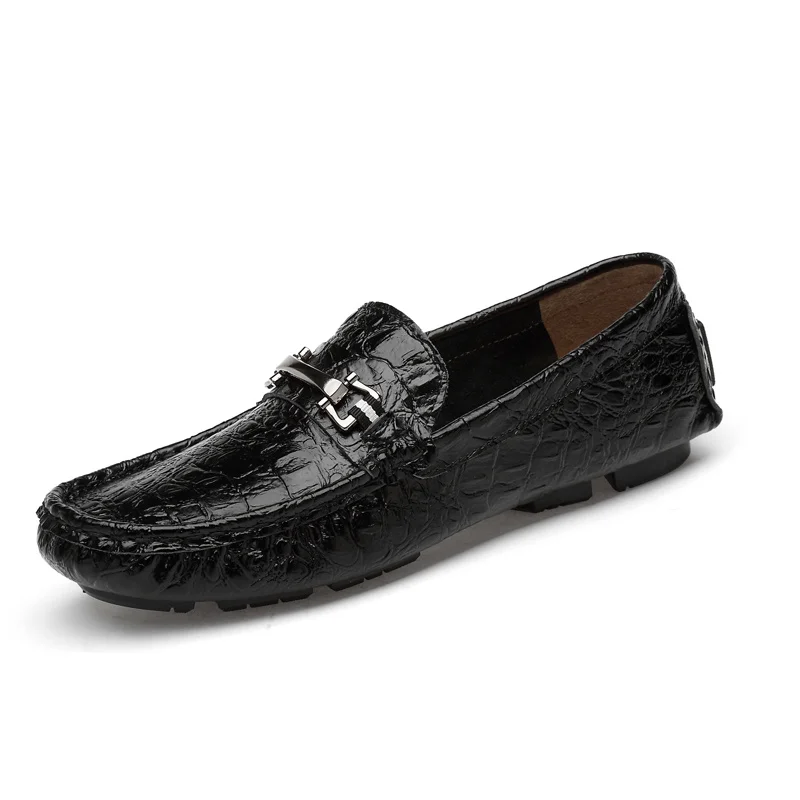 Brand Spring 2019 and Autumn Classic Retro Comfortable Breathable Outdoor Men's Shoes Mens Leather Lofer Mocassinsplus Size 48 | Обувь