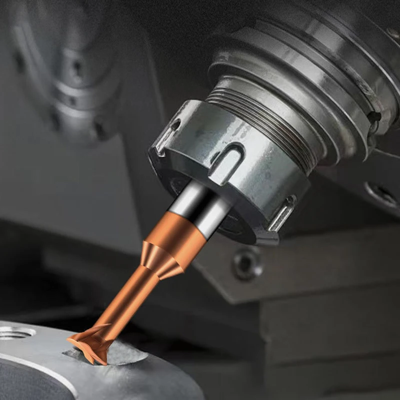 Вольфрамовый кобальтовый сплав четыре лезвия Карбид нож ласточкин хвост 45 60