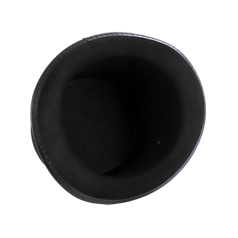 

YSYX Men Women Heavy Metal Bowler Retro Gothic Steampunk Hat Top Hat Stage Magic Hat Performance Hat Halloween Hat YS:LS12