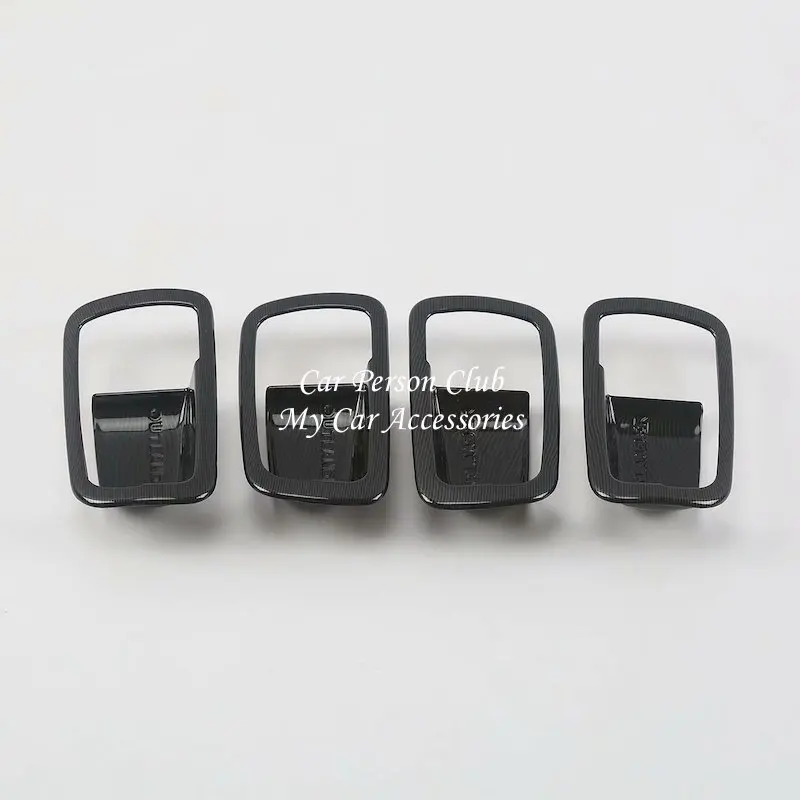 

Interior Door Handle Bowl Cover Panel Frame Trims For Mitsubishi Outlander 2013-2020 ABS Chrome Stickers Car-Styling Accessories