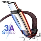 Micro USB Type C кабель для быстрой зарядки и передачи данных для Samsung S10 Huawei P40 P30 Xiaomi 5 мобильный телефон USBC Micro USB зарядный кабель