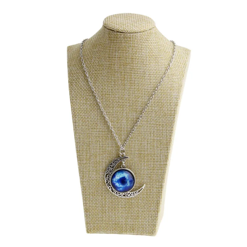 

Linen Mannequin Bust Jewelry Necklace Pendant Neck Model Display Stand Holder X7JB