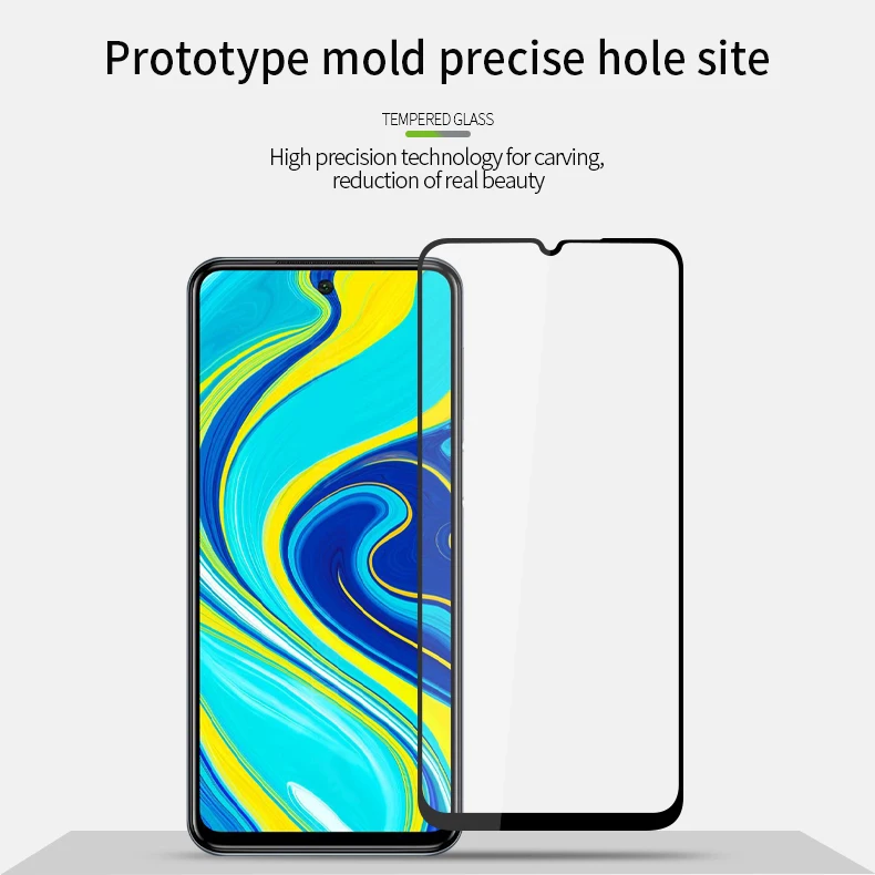 MOFi для Xiaomi Redmi Note 9 Pro Max стекло закаленное 3D полное покрытие защита экрана 9S