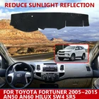 Коврики для Toyota Fortuner 2005  2015 AN50 AN60 Hilux SW4 SR5, аксессуары для стайлинга автомобиля, коврик для приборной панели, ковер, Солнцезащитный ковер