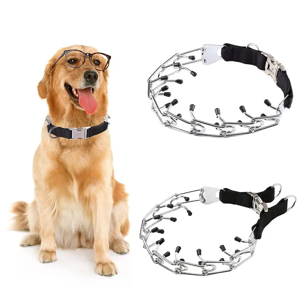 Ошейник для дрессировки собак металлический ошейник цепочка обучения
