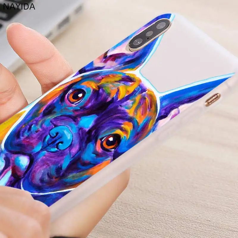 Роскошный мягкий чехол для Huawei Honor 30 20 Pro 10 9 9X Lite 10i 9a 8a 7a 30s с французским бульдогом |