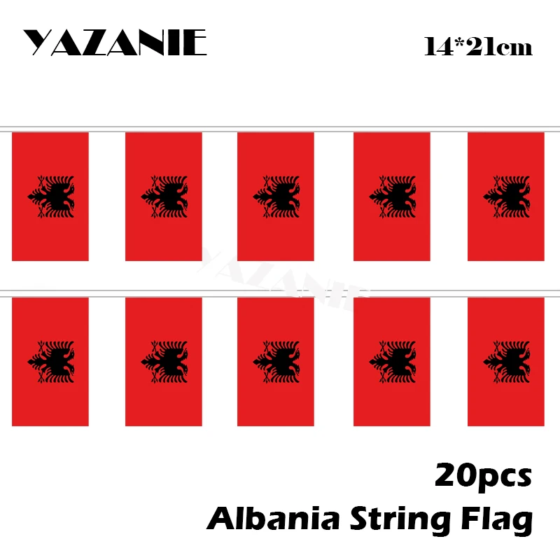 YAZANIE 14*21 см 20 шт 5 метров флаг с флагом для улицы в помещении баннер национальным
